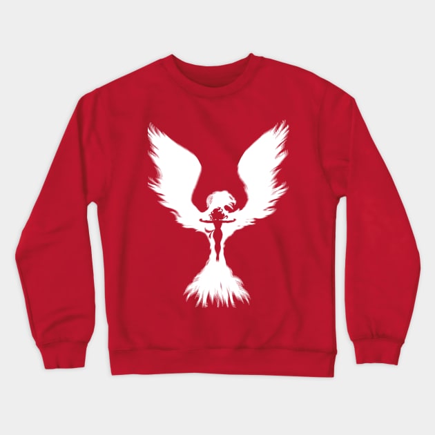 White Phoenix Crewneck Sweatshirt by eekayj